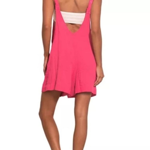 Elan Pink Romper - Picture 2 of 7